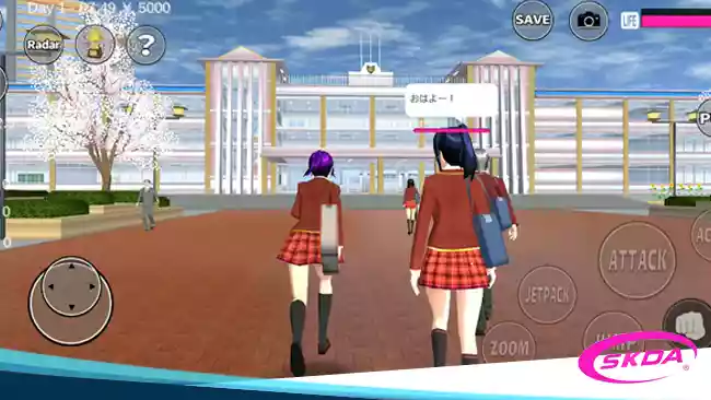 Gameplay Unik Dari Sakura School Simulator Apk