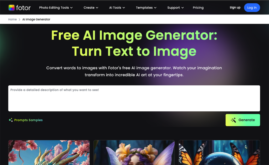 AI Image Generator by Fotor